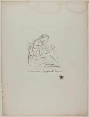 Seated Virgin — Vivant Denon