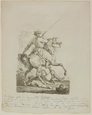 A Cossack — Louis-François, Baron Lejeune