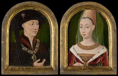 Philip the Good, Duke of Burgundy; Isabelle of Bourbon (?) — Flemish