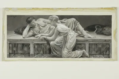 She Nothing Said, But Pale and Meek, Arose and Knelt Before Him — Will Hicok Low