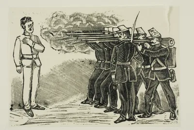 Execution by Firing Squad — José Guadalupe Posada