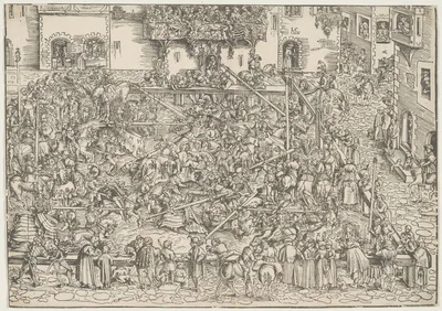 The First Tournament — Lucas Cranach the Elder