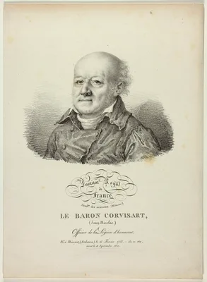 Portrait of Jean-Nicolas, Baron Corvisart — Julien-Léopold Boilly