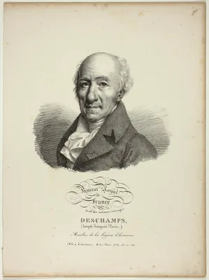 Portrait of Joseph-François-Louis Deschamps — Julien-Léopold Boilly