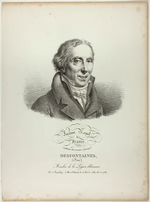 Portrait of Réné Desfonataines — Julien-Léopold Boilly