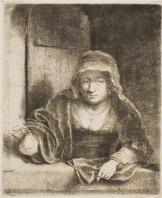 Woman with the Pear — Ferdinand Bol