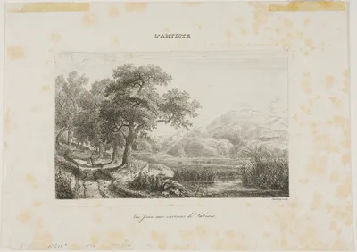View Taken near Subiaco — Charles-François Daubigny