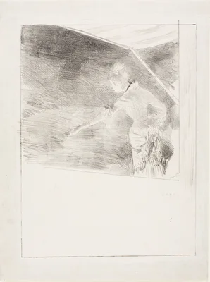 Singer at a Café-Concert — Edgar Degas
