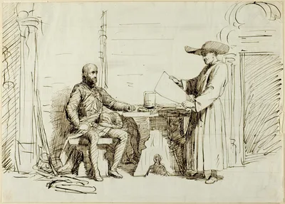Priest and Soldier — George du Maurier