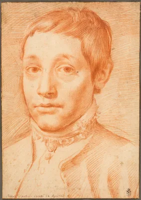 Portrait of the Artist's Son, Antonio Carracci — Agostino Carracci