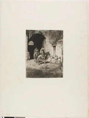 Guard of the Casbah in Tetuan — Mariano Fortuny Marsal