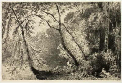 Women Bathing — Paul Huet