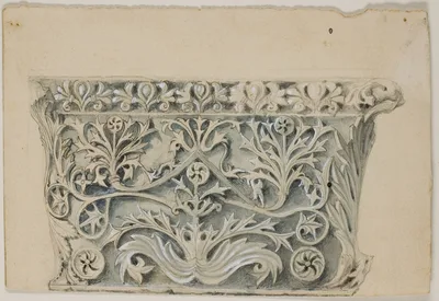 Byzantine Column Capital — John Ruskin