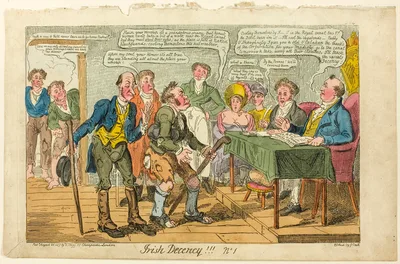 Irish Decency ! ! ! no. 1 — George Cruikshank