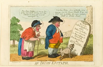 An Irish Epitaph — Isaac Cruikshank