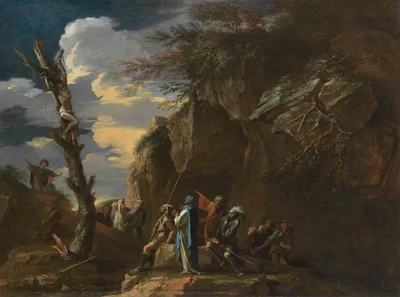 Polycrates' Crucifixion — Salvator Rosa