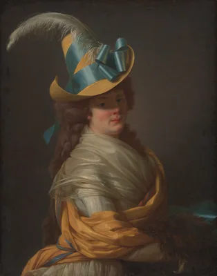 Woman in a Straw Hat — French