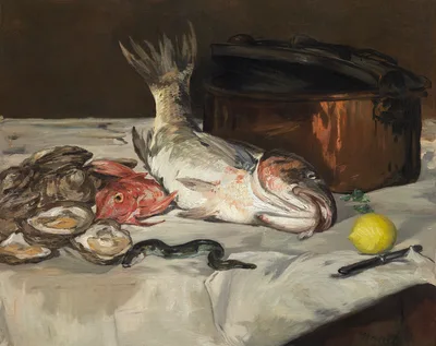 Fish (Still Life) — Édouard Manet