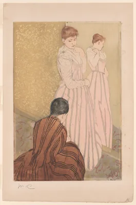 The Fitting — Mary Cassatt