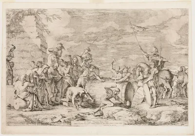 Death of Atilius Regulus — Salvator Rosa