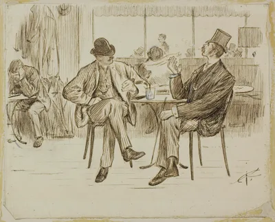 Café Scene — Charles Keene