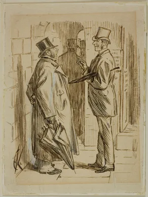 Upon the Mart — Charles Keene