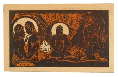 Te atua (The God), from the Noa Noa Suite — Paul Gauguin