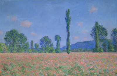 Poppy Field (Giverny) — Claude Monet