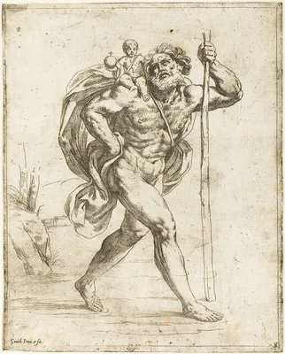 Saint Christopher — Guido Reni