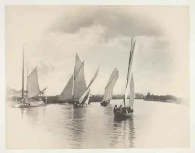 A Sailing Match at Horning — Peter Henry Emerson