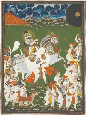 Maharana Bhim Singh in Procession — Ghasi