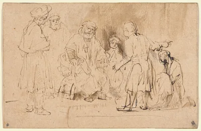Jacob Shown Joseph’s Blood-Stained Coat — Arent de Gelder
