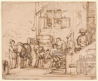 The Good Samaritan Arriving at the Inn — Constantijn à Renesse