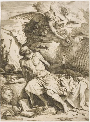 Saint Jerome Listening to the Trumpet of the Last Judgment — Jusepe de Ribera