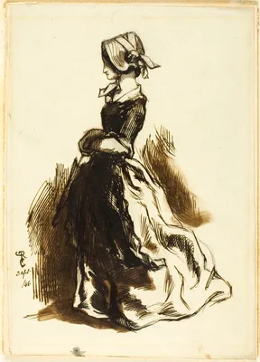 Full-length Portrait of a Woman — Dante Gabriel Rossetti