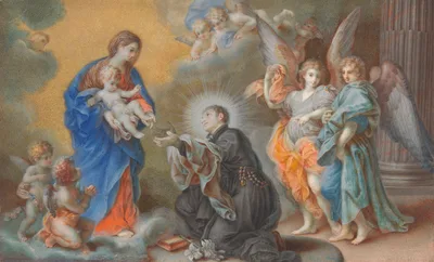 Madonna and Child Appearing to Saint Louis Gonzaga — Veronica Stern