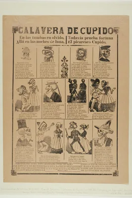 Cupid's Calavera — José Guadalupe Posada