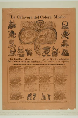 The Calavera of Cholera — José Guadalupe Posada