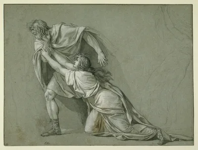 The Departure of Marcus Attilius Regulus for Carthage — Jacques-Louis David