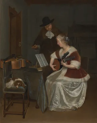 The Music Lesson — Gerard ter Borch