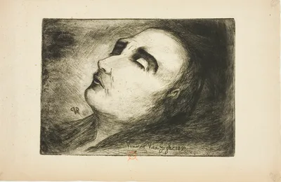 Vincent van Gogh on His Deathbed — Paul Gachet