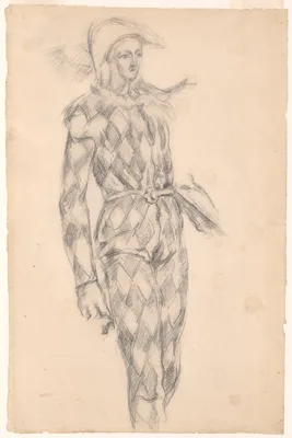 Study of a Harlequin — Paul Cézanne