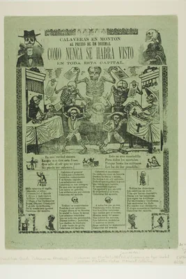 Calaveras in Abundance at a Fraction of the Price, as Never Before Seen in this whole capital — José Guadalupe Posada