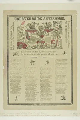 Calaveras of Artisans — José Guadalupe Posada
