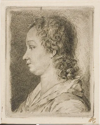 Madame Schmidt (the Artist's Wife) — Georg Friedrich Schmidt
