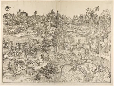 The Stag Hunt — Lucas Cranach the Elder