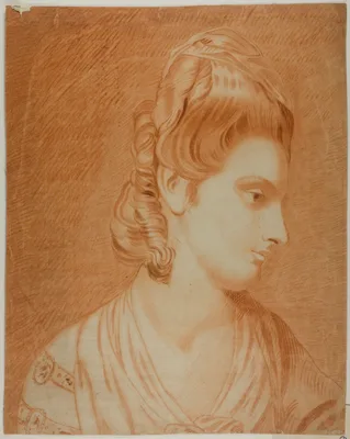 Portrait of Woman in Profile — Joshua Reynolds