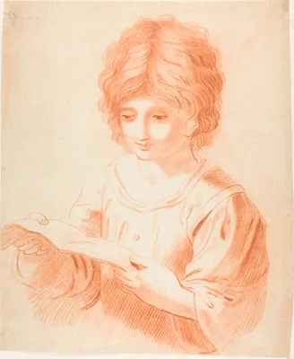 Boy Reading — Guercino