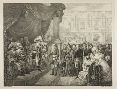 Reception by the Directory, plate 29 from The Political and Military Life of Napoleon — Louis Boulanger