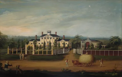 New England Country Seat — Artist unknown